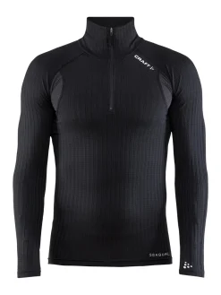 MEN'S ACTIVE EXTREME X 1/4 ZIP BASELAYER - Black