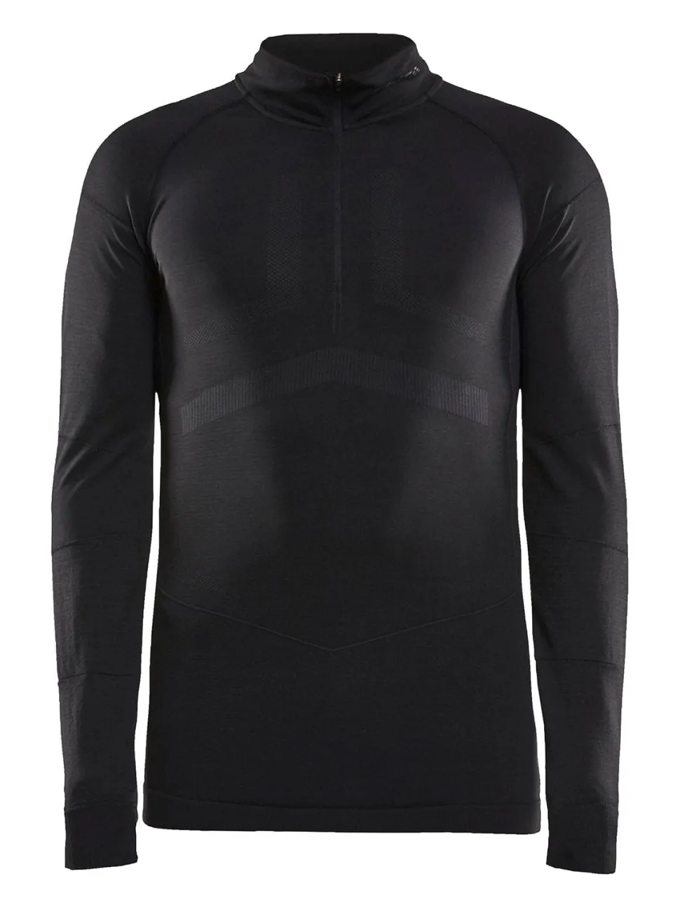 MEN'S ACTIVE INTENSITY 1/4 ZIP BASELAYER - BLACK/ASPHALT