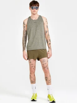MEN'S ADV CHARGE MELANGE TRAINING SINGLET