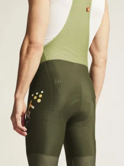 MEN'S ADV ENDUR CYCLING BIB SHORTS - JUNIPER/FOREST GREEN