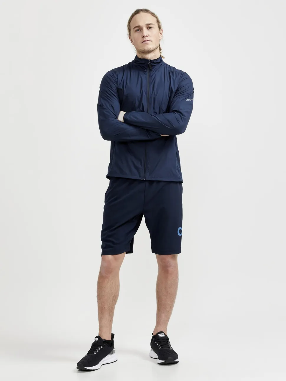 MEN'S ADV ESSENCE WIND JACKET - BIOME/BLAZE
