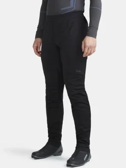 MENS CORE XC SKI TRAINING FZ PANTS - Black