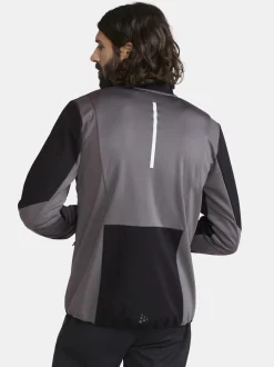 MENS CORE XC SKI TRAINING JACKET - Black/Granite
