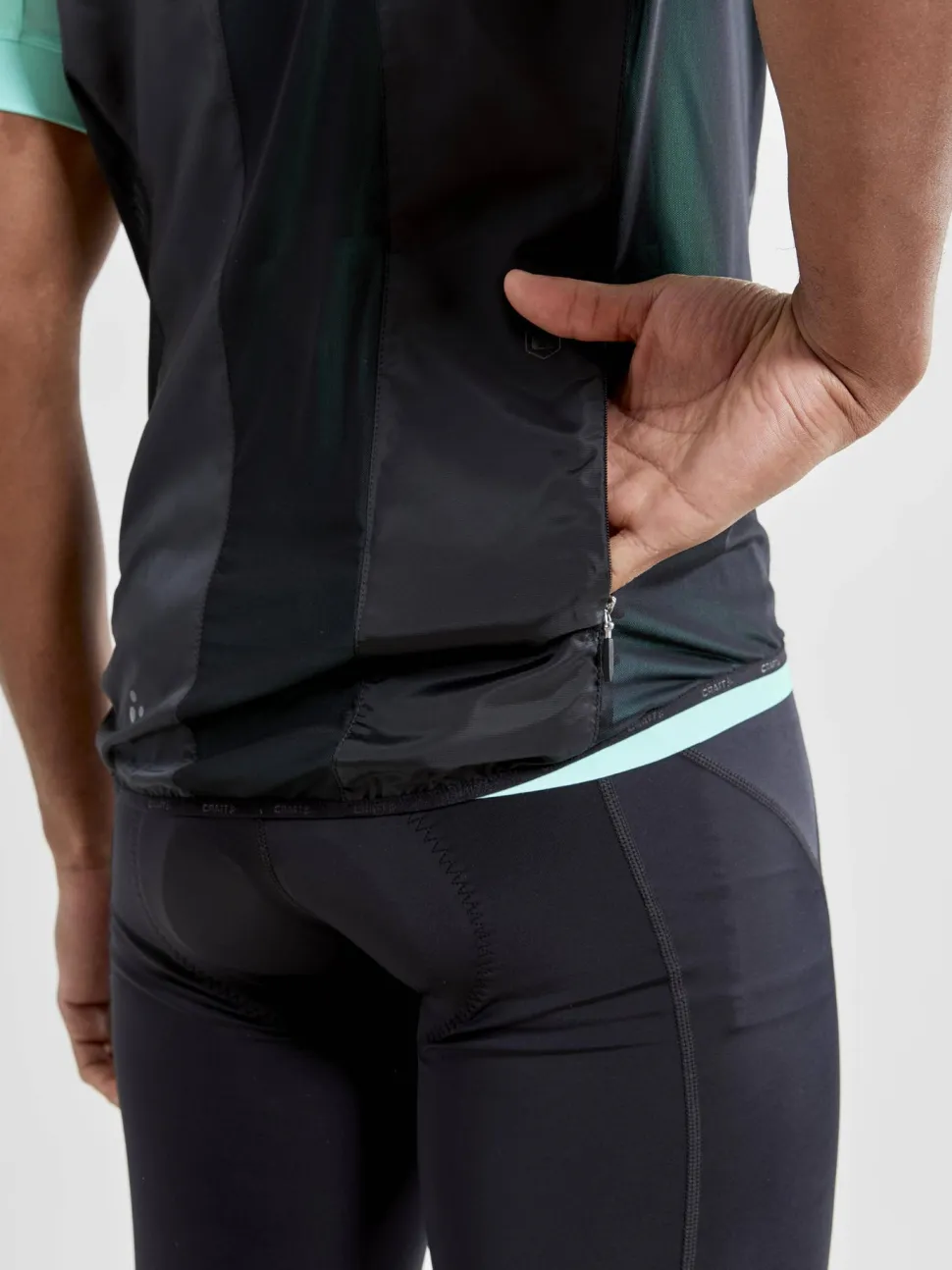Men's Essence Light Wind Cycling Vest - Black