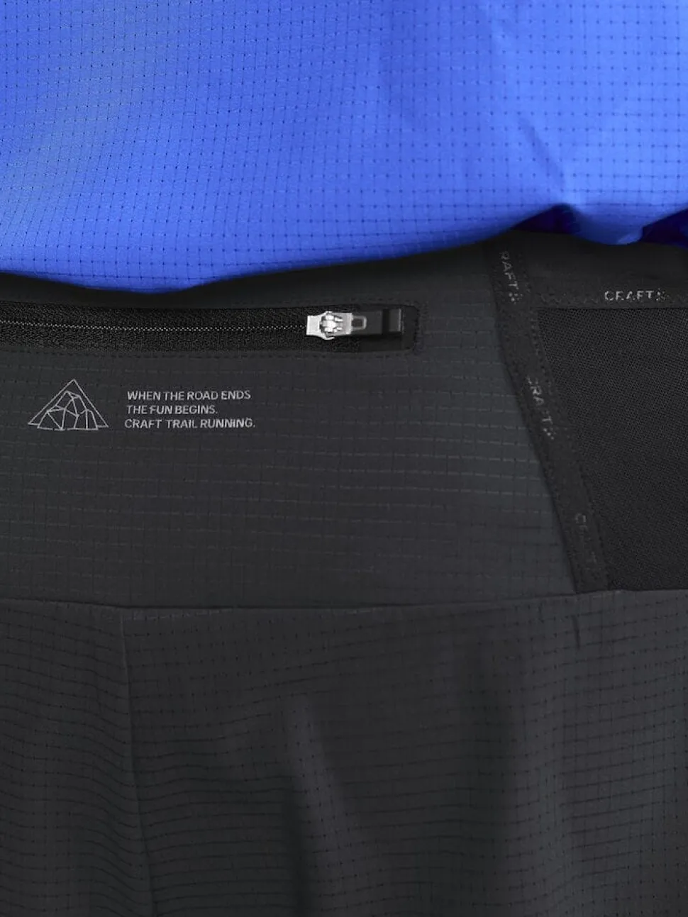 Men's Pro Trail Running Shorts - Black