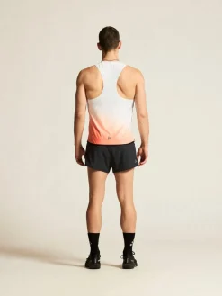 Men's Race Day Singlet - WHITE/MULTI