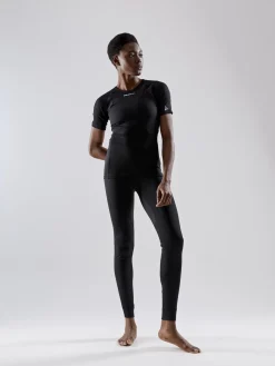 WOMEN'S ACTIVE EXTREME X SHORTSLEEVE BASELAYER - Black