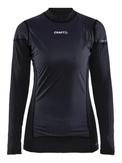 WOMEN'S ACTIVE EXTREME X WIND BASELAYER - Black/Granite