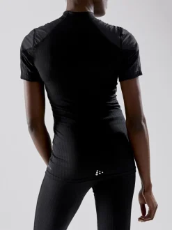 WOMEN'S ACTIVE EXTREME X WIND SHORT SLEEVE - Black/Granite
