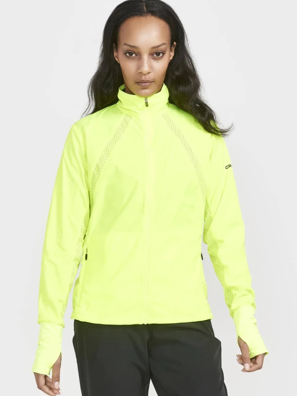 WOMEN'S ADV ESSENCE WIND JACKET - GLOW-MULTI