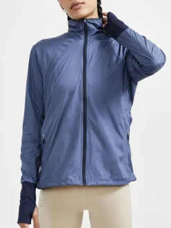 WOMEN'S ADV ESSENCE WIND JACKET - GLOW-MULTI