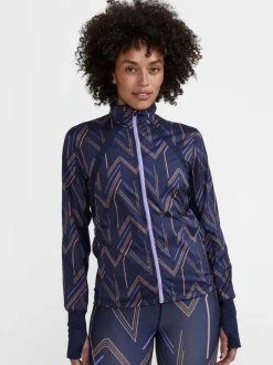 WOMEN'S ADV ESSENCE WIND JACKET - GLOW-MULTI