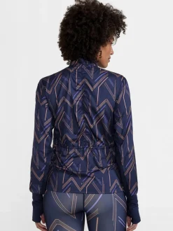 WOMEN'S ADV ESSENCE WIND JACKET - GLOW-MULTI