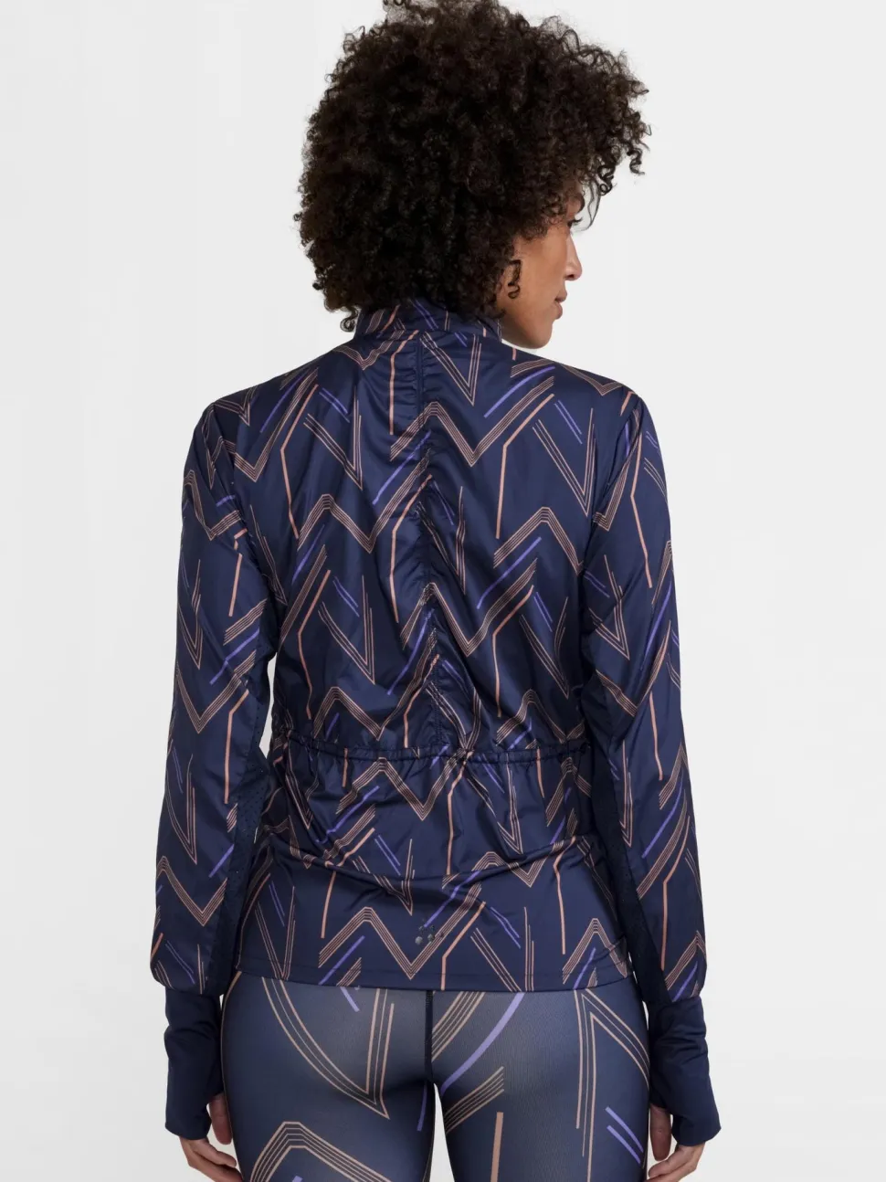 WOMEN'S ADV ESSENCE WIND JACKET - GLOW-MULTI