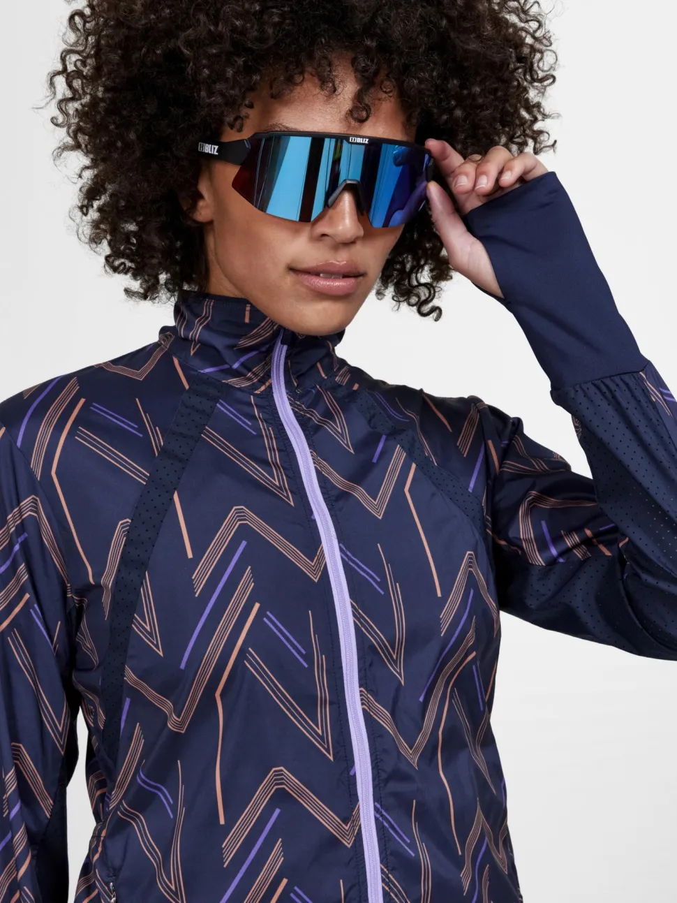 WOMEN'S ADV ESSENCE WIND JACKET - GLOW-MULTI