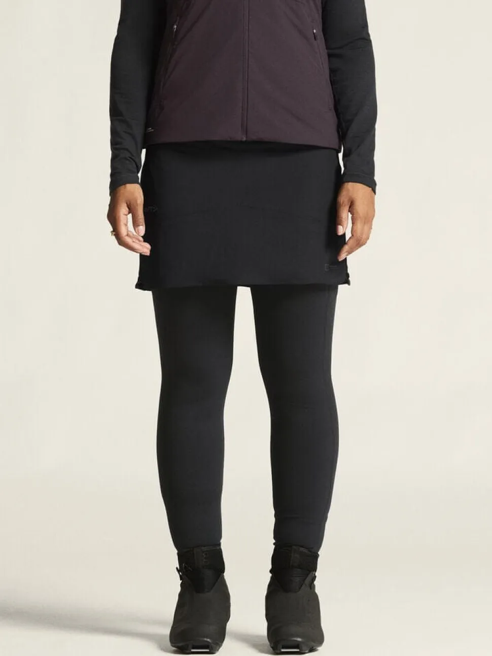 WOMEN'S ADV NORDIC TRAINING INSULATE SKIRT - Black