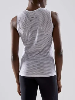 WOMEN'S COOL MESH SUPERLIGHT SLEEVELESS - WHITE