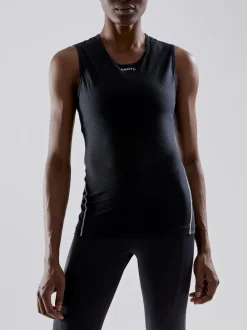 WOMEN'S COOL MESH SUPERLIGHT SLEEVELESS - Black