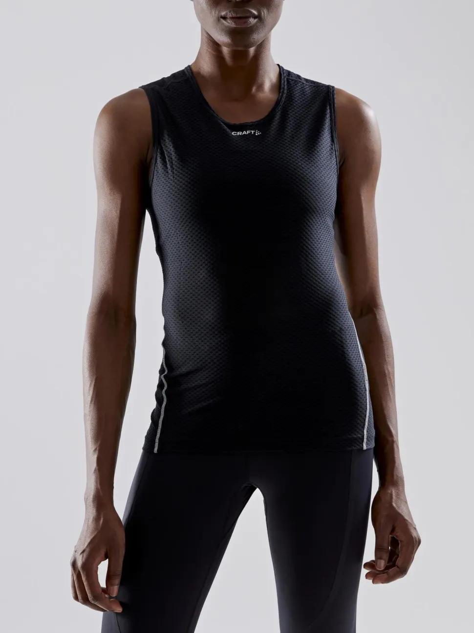 WOMEN'S COOL MESH SUPERLIGHT SLEEVELESS - Black