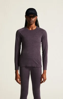 WOMEN'S CORE DRY ACTIVE COMFORT BASELAYER - DK PLUM