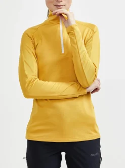 WOMEN'S CORE GAIN MIDLAYER - TAWNY