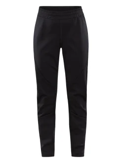 WOMENS CORE XC SKI TRAINING FZ PANTS - Black