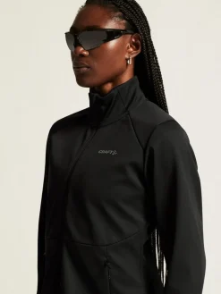WOMENS CORE XC SKI TRAINING JACKET - Black