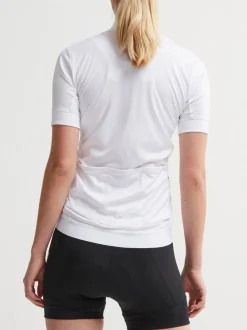 WOMEN'S ESSENCE CYCLING JERSEY - WHITE