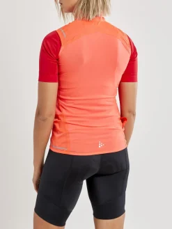 WOMEN'S ESSENCE LIGHT WIND CYCLING VEST - SHOCK