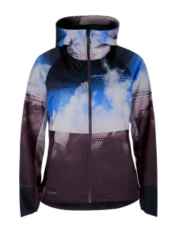 WOMEN'S PRO HYDRO JACKET 3 - DK PLUM/MULTI